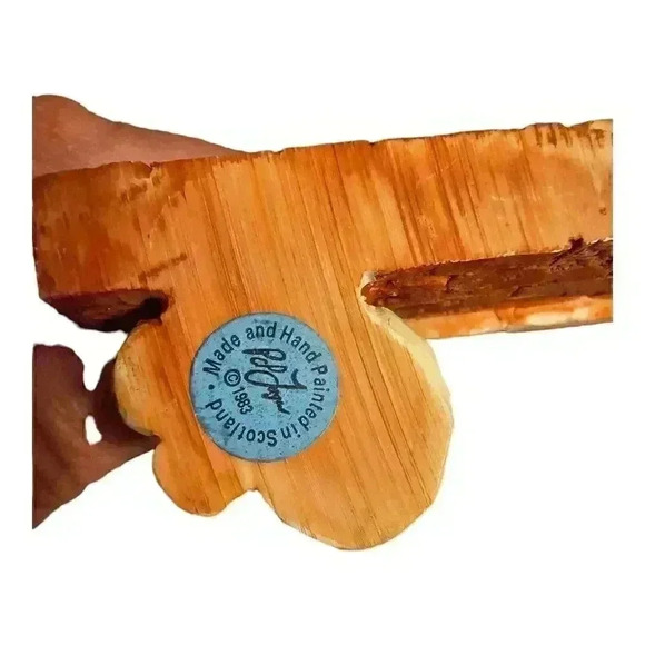 Vintage 1983 Peter Fagan Adorables Scotland CAT Chorus on a Brick Wall Figurine - Picture 3 of 3